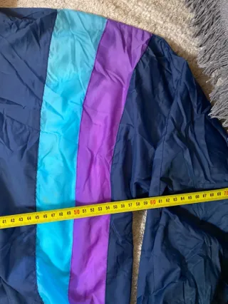 Chaqueta Y2K Retro Azul Marino Morado