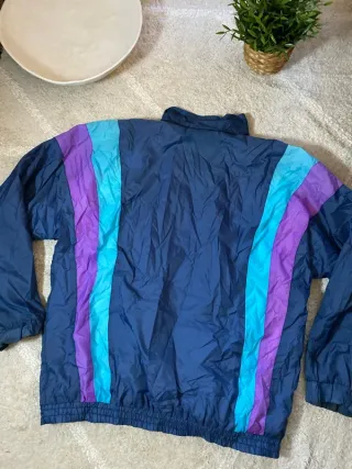 Chaqueta Y2K Retro Azul Marino Morado