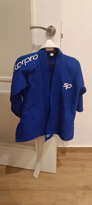 Kimono Judo Azul Talla 120cm 3-4-5 años