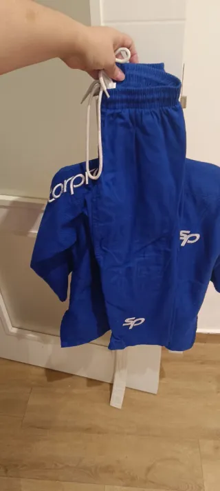 Kimono Judo Azul Talla 120cm 3-4-5 años