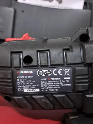 Amoladora (Radial) Parkside Performance