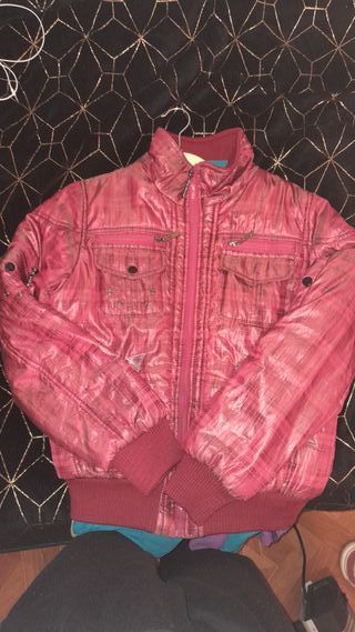 Chaqueta bomber roja