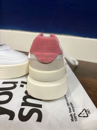 Zapatillas Lacoste Mujer Blancas y Rosa