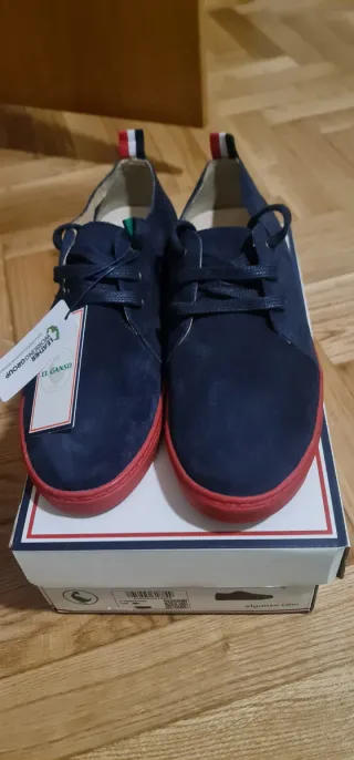 Zapatillas El Ganso Azul Marino y Rojo