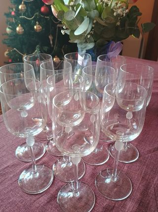 Bicchieri acqua cristallo 11 pezzi