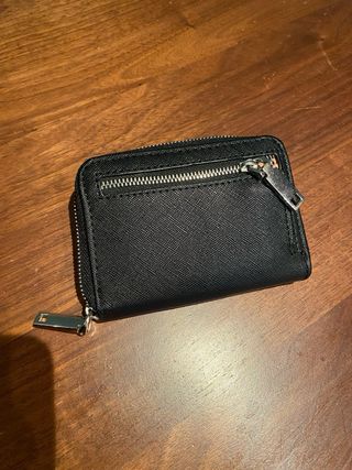 Cartera Mango Negra Cremallera