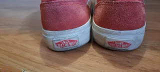 Zapatillas Vans Rojas y Blancas