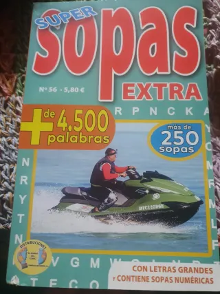 Libro sopa de letras extra regalo