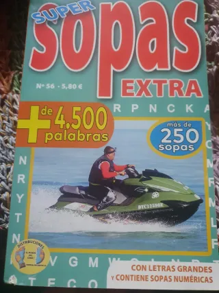 Libro sopa de letras extra regalo