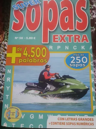Libro sopa de letras extra regalo