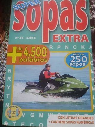 Libro sopa de letras extra regalo
