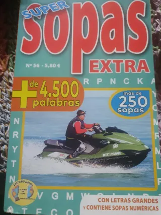 Libro sopa de letras extra regalo