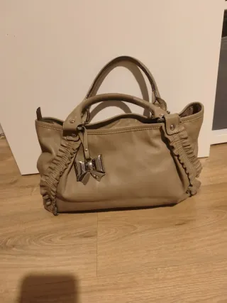 Bolso piel Tous beige