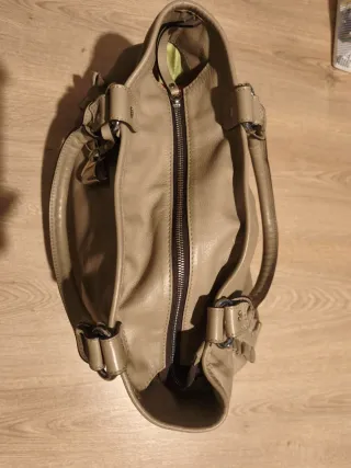 Bolso piel Tous beige