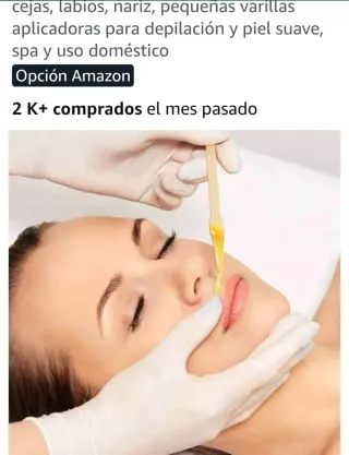 Palitos aplicadores cera depilación