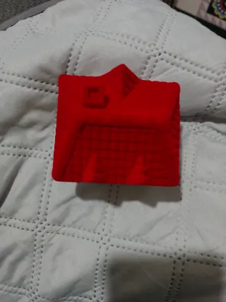 Mini Belén bañado en forma de casa