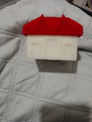 Mini Belén bañado en forma de casa