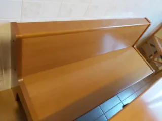 Set mobili cucina noce massello