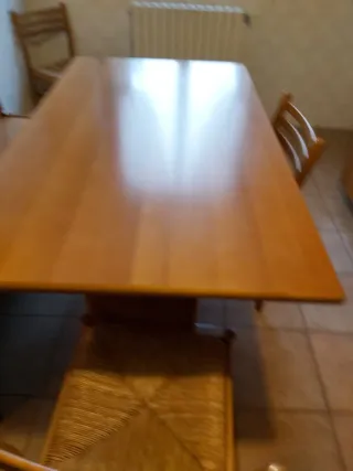 Set mobili cucina noce massello