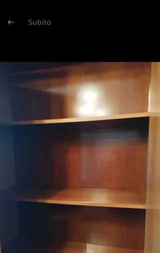 Set mobili cucina noce massello