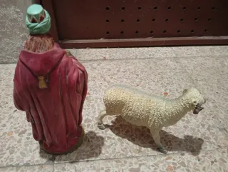 Figura Rey Melchor y Carnero Belén