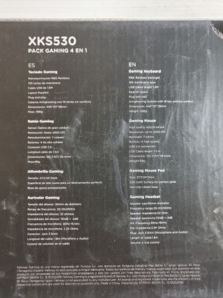 Pack Gaming Netway XKS530 4 in 1