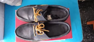 Mocasines ante azul marino hombre Talla 43