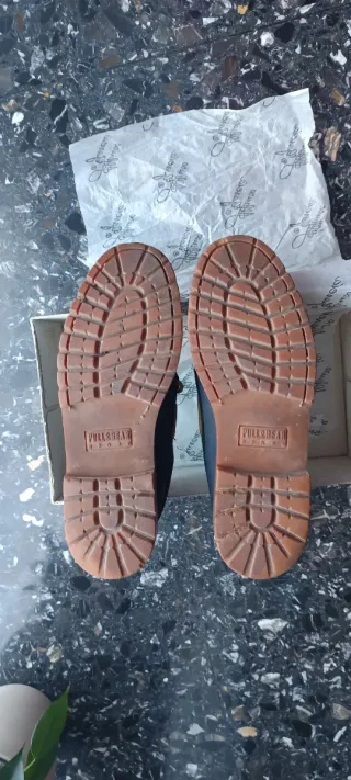 Mocasines ante azul marino hombre Talla 43