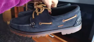 Mocasines ante azul marino hombre Talla 43