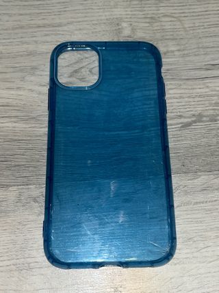 Custodia iPhone 11 Blu Trasparente
