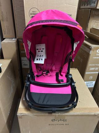 Capazo y Silla Balios M Fucsia, sin chasis