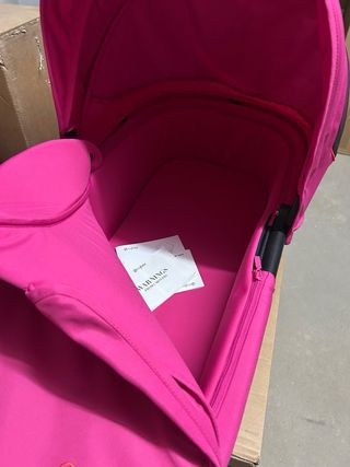 Capazo y Silla Balios M Fucsia, sin chasis