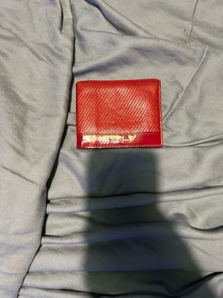 Cartera Dior Homme Roja