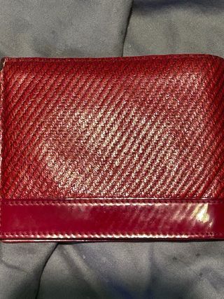 Cartera Dior Homme Roja