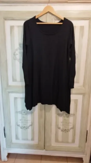Maglione lungo nero