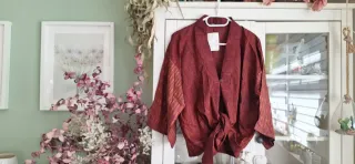 Blusa de seda mujer talla única