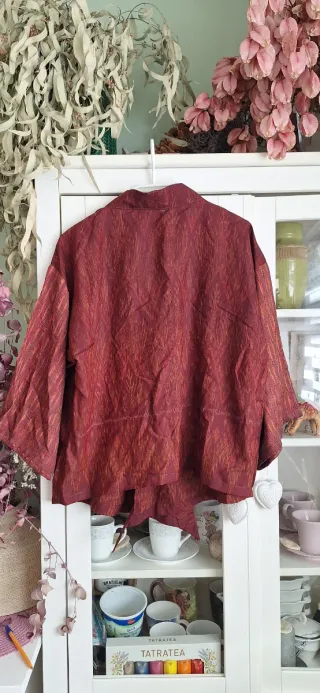 Blusa de seda mujer talla única