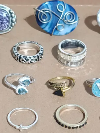 Lote 20 Anillos Ajustables.Algunos vintage.