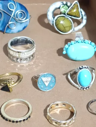Lote 20 Anillos Ajustables.Algunos vintage.