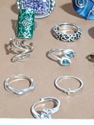 Lote 20 Anillos Ajustables.Algunos vintage.