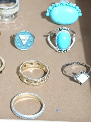 Lote 20 Anillos Ajustables.Algunos vintage.