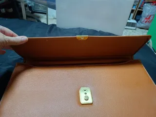 Cartera ejecutiva piel marrón