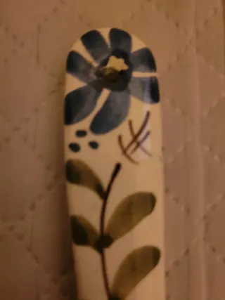 Juego de cerámica decorado