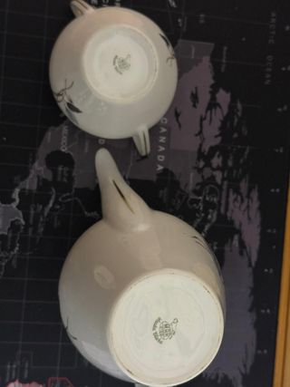 Juego té/café vintage porcelana