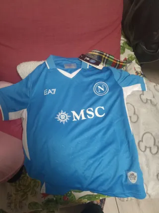 Completo bambino Napoli EA7 MSC taglia 8