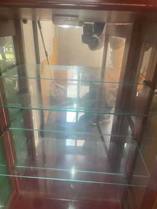 Vitrina Clásica Madera y estantes