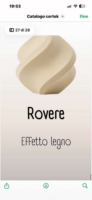 Lampada design tulipano bianco