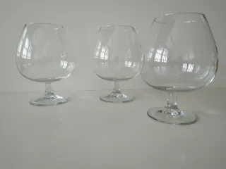 Copas globo grandes de cristal