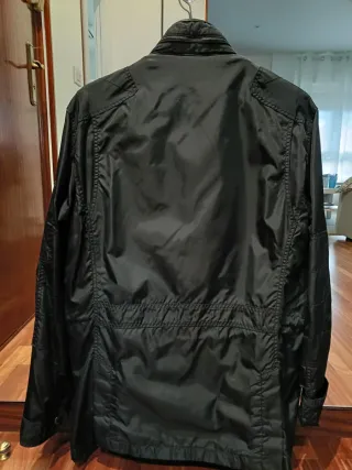 Parka Negra Massimo Dutti