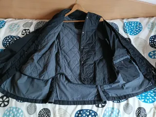 Parka Negra Massimo Dutti